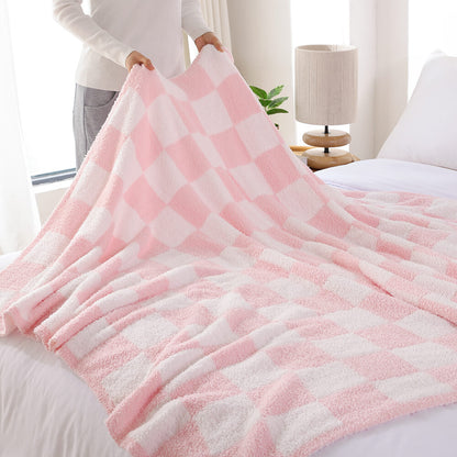 Checkered Blanket - Pink