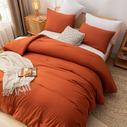 Queen Comforter Set - Terracotta